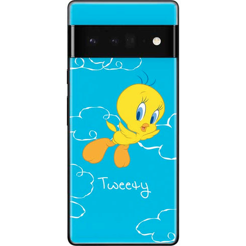 Looney Tunes Tweety Bird Flying Google Pixel 6 Pro Skin